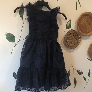 Kensie Girl Sparkling Midnight Blue Formal Dress